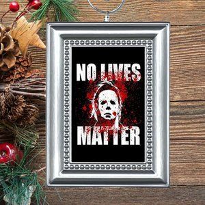 Michael Myers Halloween Funny Christmas Tree Ornament‎